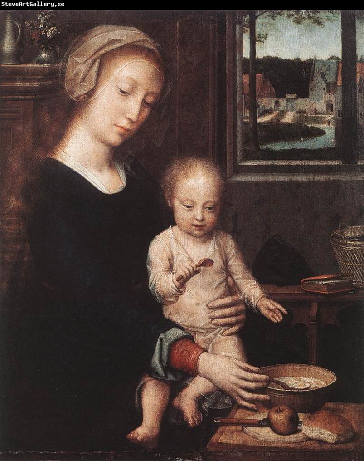 DAVID, Gerard Madonna and Child with the Milk Soup dgw